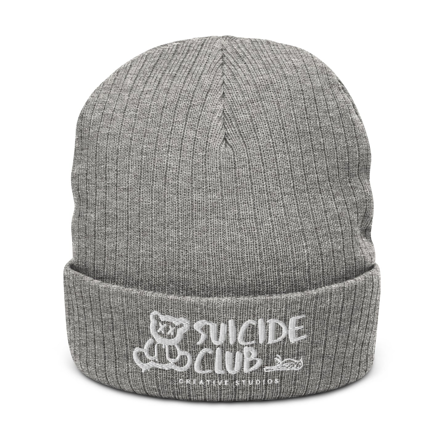 Ribbed knit beanie