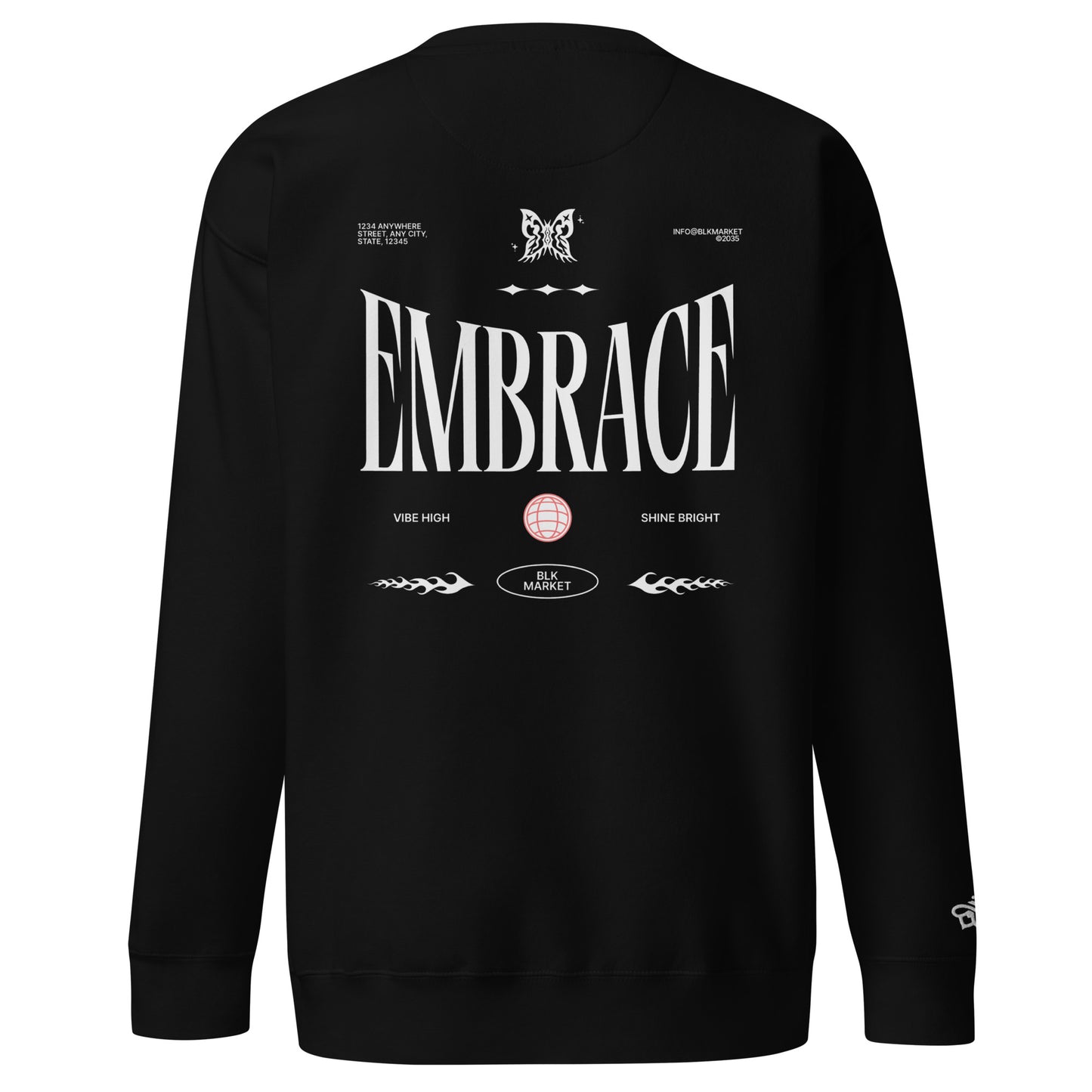 Unisex Premium Sweatshirt -Blk Market Clothing