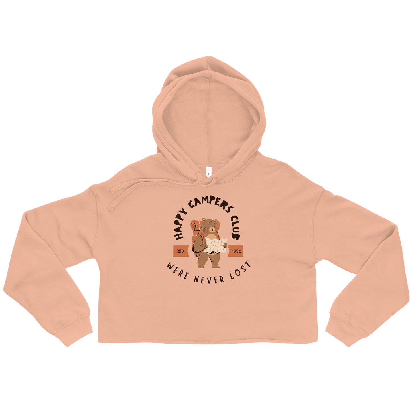 Crop Hoodie -Blk Market Clothing