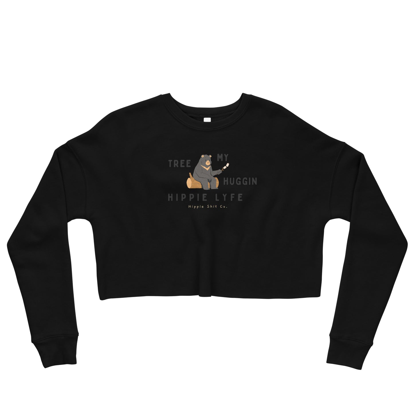 Crop Sweatshirt -Blk Market Clothing