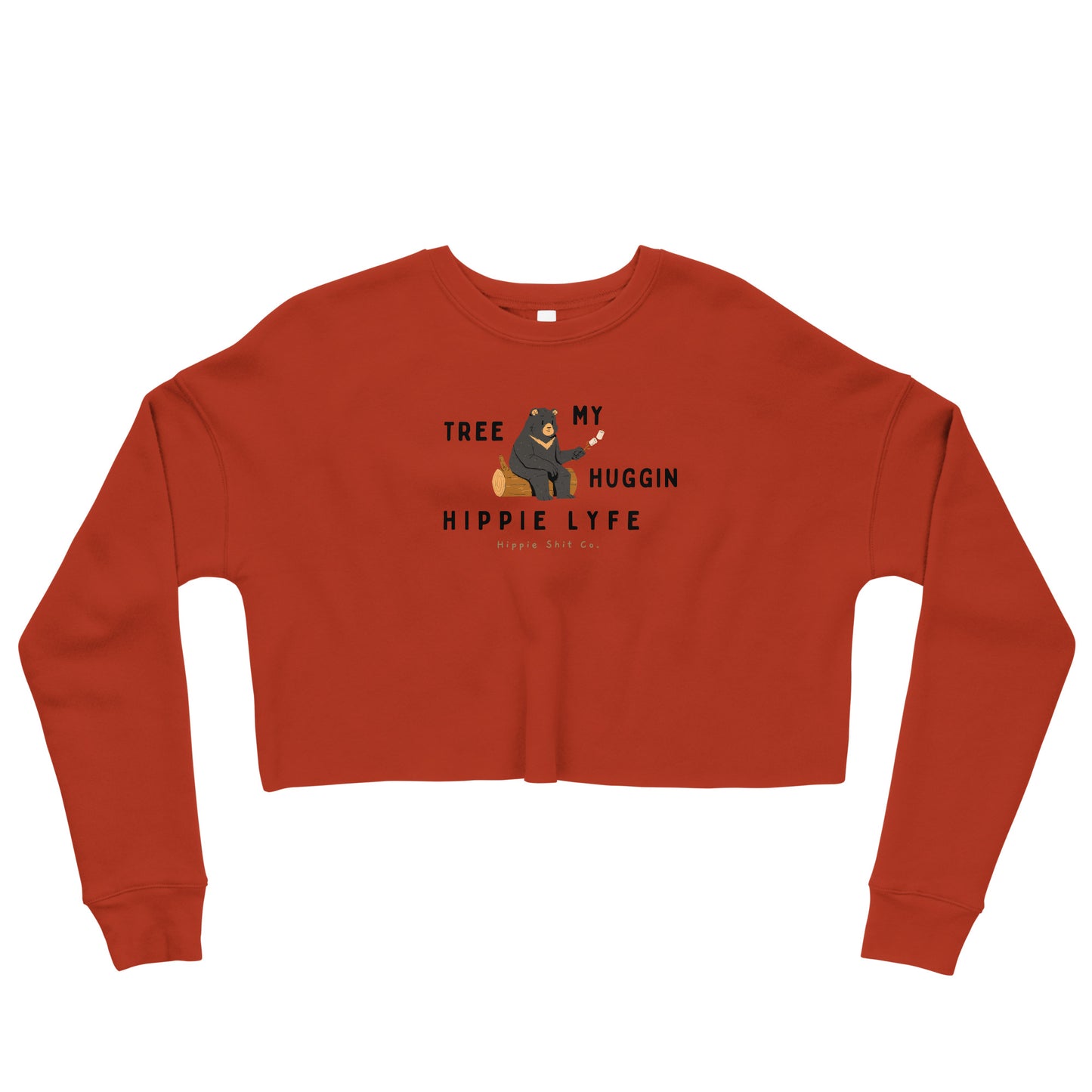 Crop Sweatshirt -Blk Market Clothing