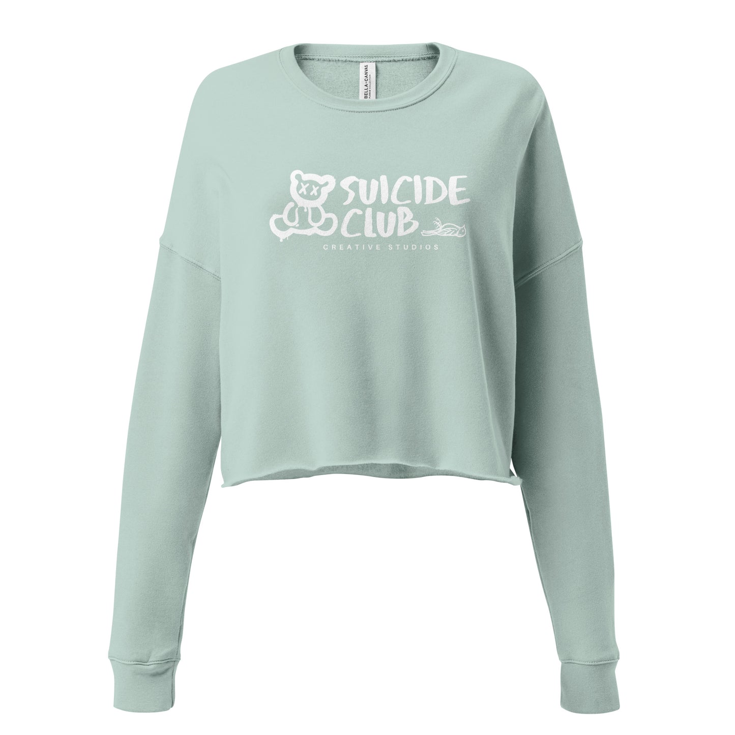 Crop Sweatshirt -Blk Market Clothing