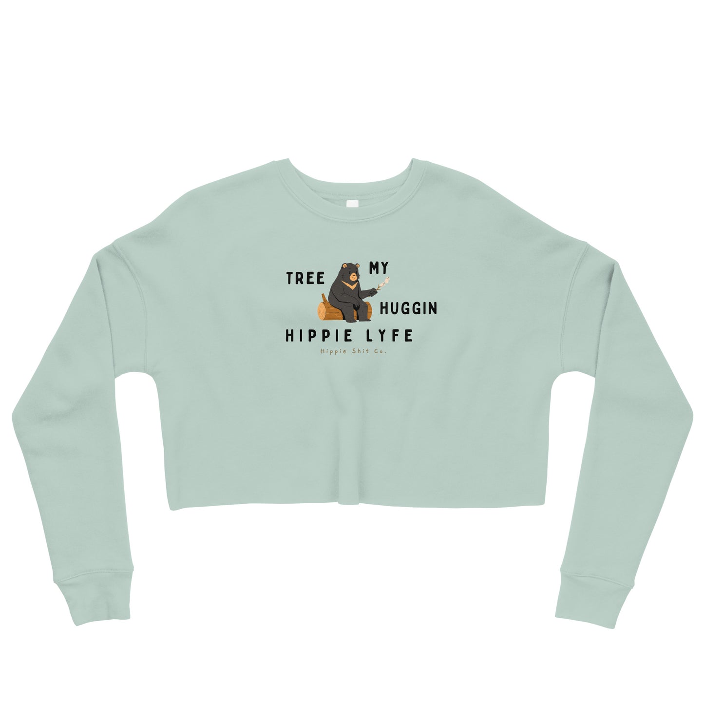 Crop Sweatshirt -Blk Market Clothing